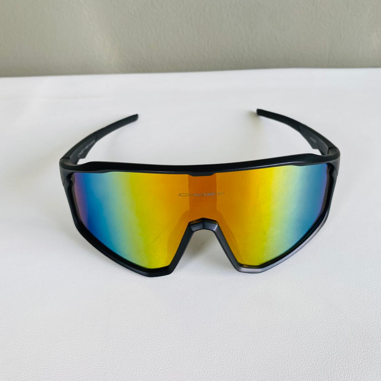 OAKLEY Ciclismo negro amarillo